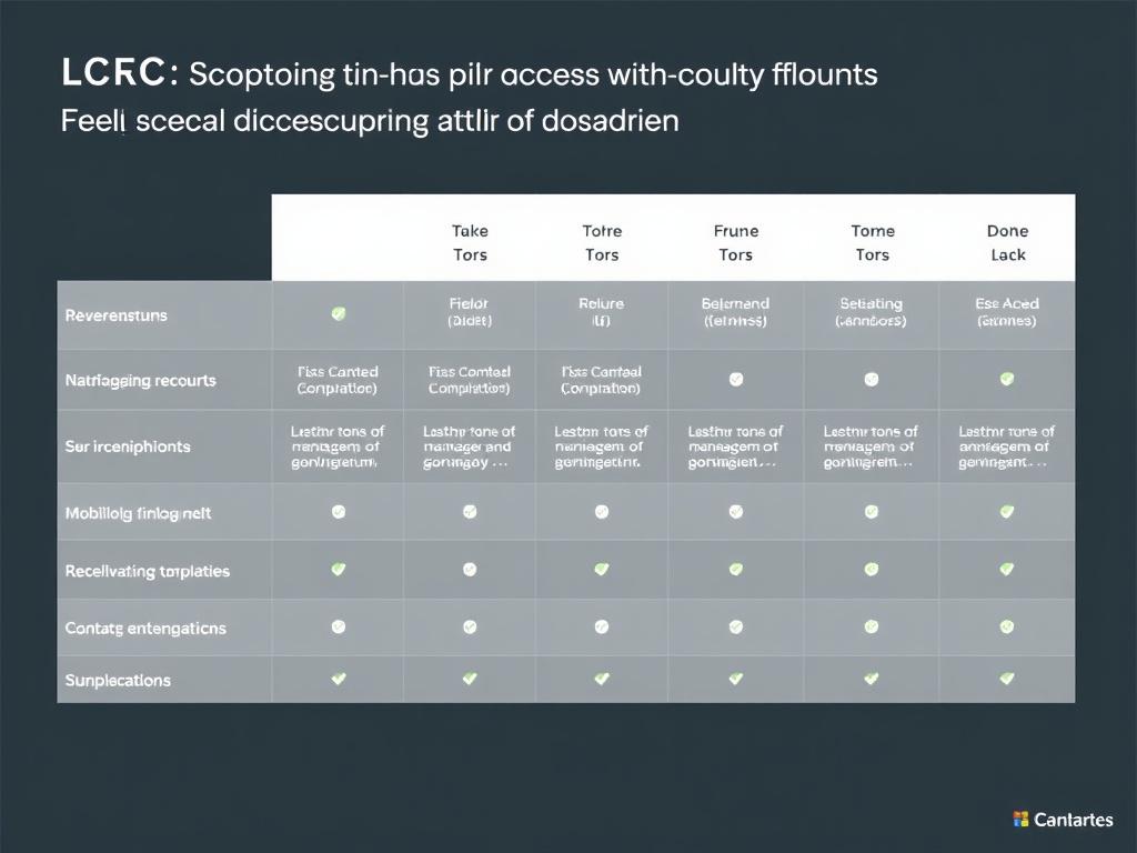     La Gestion des Identités et des Accès (IAM): Un Pilier de la Sécurité.. Tableau comparatif : fonctionnalités essentielles des solutions IAM